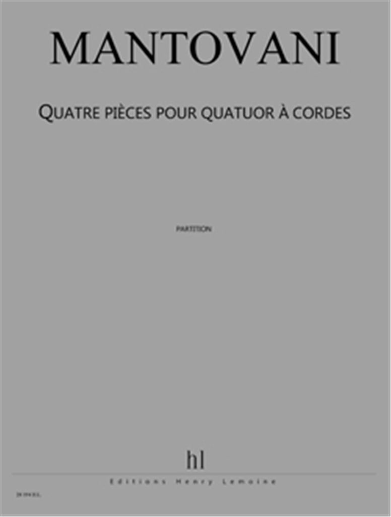 Pièces pour quatuor à cordes (4) Bleu-Les Fees